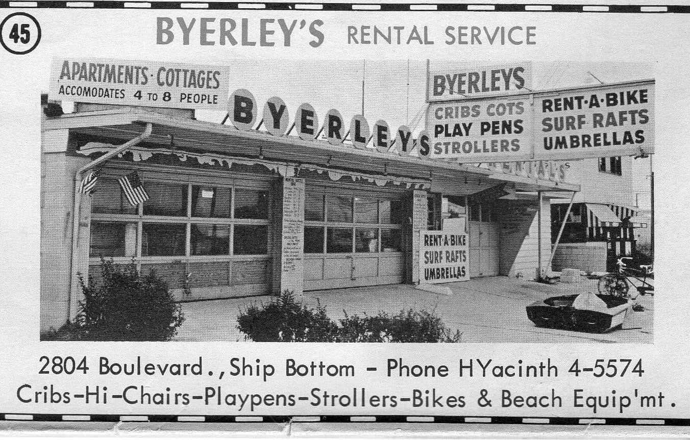 Byerley's Rental Service from a 1963 ad. 