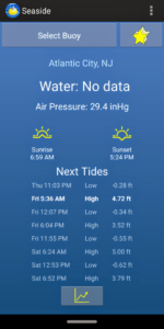 Seaside Android app - General Buoy information