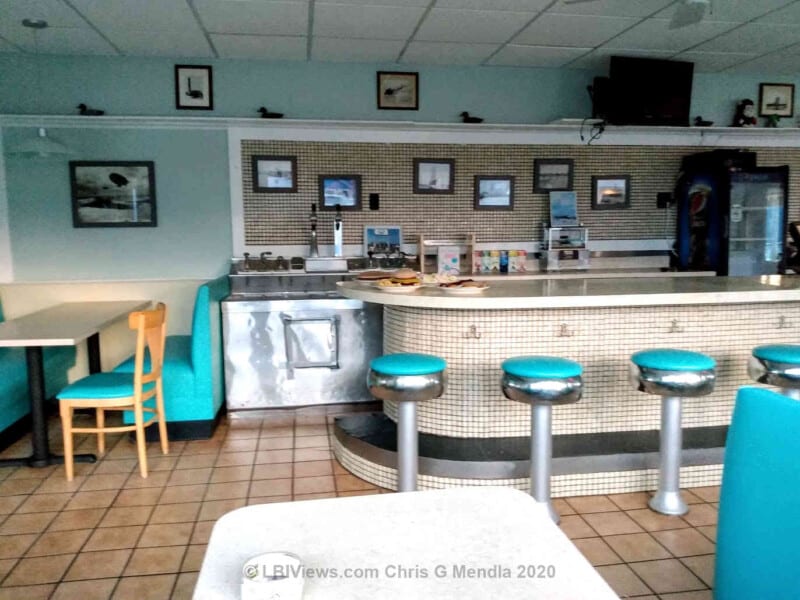 Fred's Diner in Beach Haven NJ - Counter and Booth