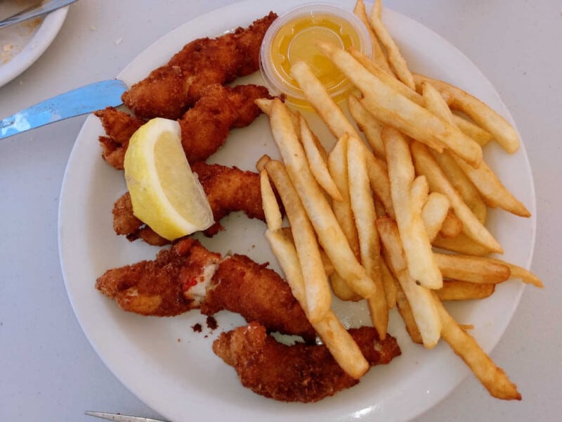 Howard's Restaurant on LBI - Their Famous French Fried Lobster