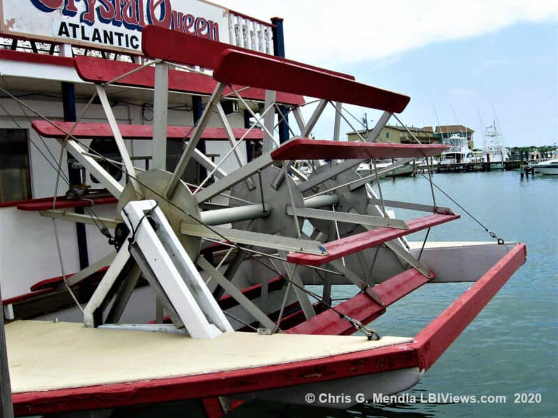 The Crystal Queen's paddle Wheel